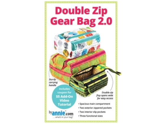 pba257-2  Double Zip Gear Bag 2.0