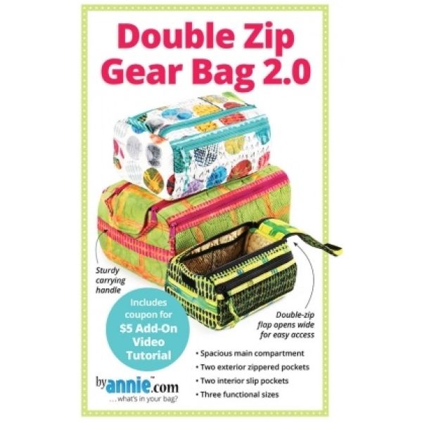 pba257-2  Double Zip Gear Bag 2.0