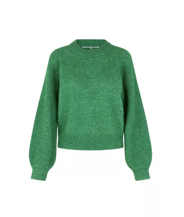 Brookline Knit O-Neck - Green Tambourine - Image 2