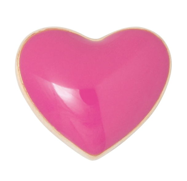 Love U 1 PCS Enamel - Pink  - Image 1