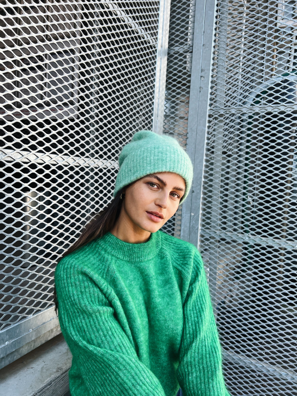 Brook Knit Hat - Laurel Green  - Image 4