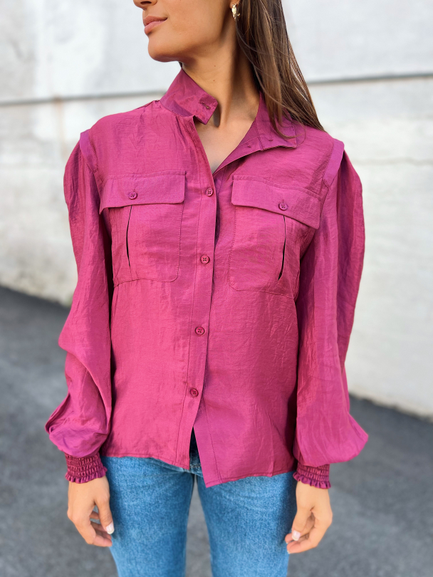 LuellaGZ ss shirt - Raspberry Green  - Image 2