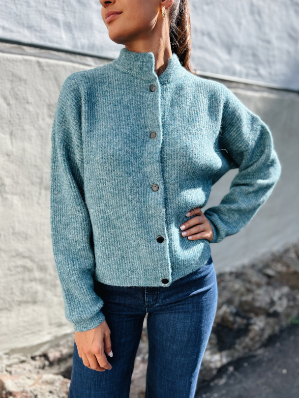 Alpha Short Cardigan - Utopia Melange - Image 1