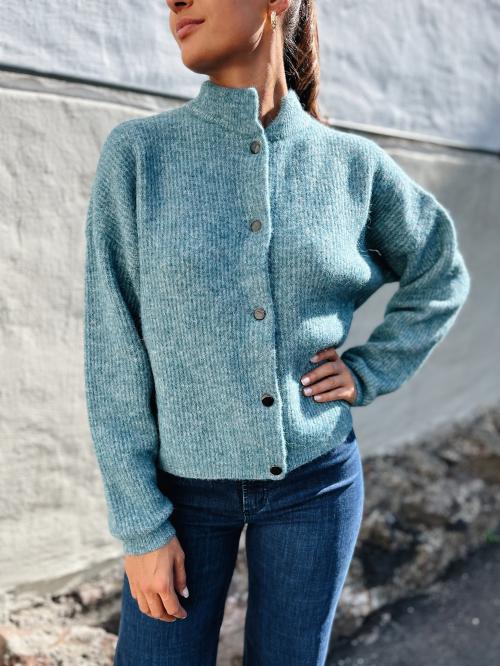 Alpha Short Cardigan - Utopia Melange
