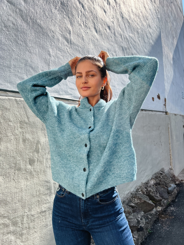 Alpha Short Cardigan - Utopia Melange - Image 5