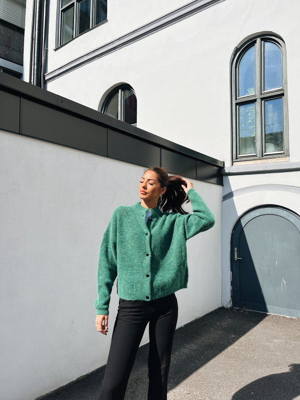 Alpha Short Cardigan - Abundant Green  - Image 2