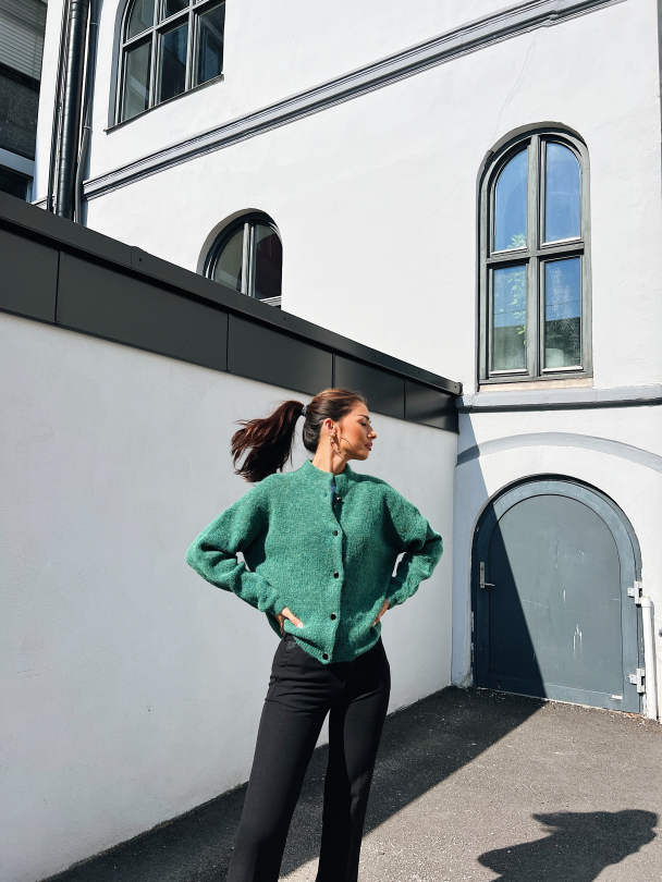 Alpha Short Cardigan - Abundant Green  - Image 3