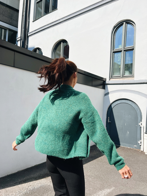 Alpha Short Cardigan - Abundant Green  - Image 5