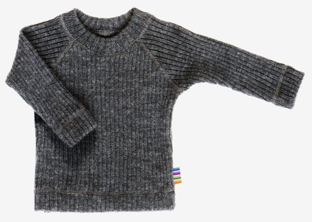 Genser Ull Rib - Koksgrå
