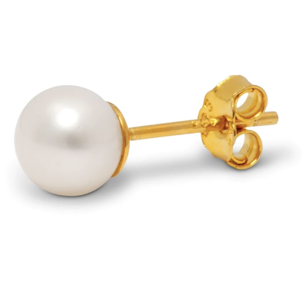 Ball Large Pearl 1 PCS - Gold Plated  - Image 1