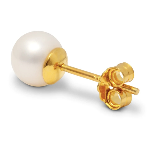 Ball Large Pearl 1 PCS - Gold Plated  - Image 2