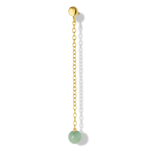 Natural Stone Chain 1 PCS - Light Green  - Image 2
