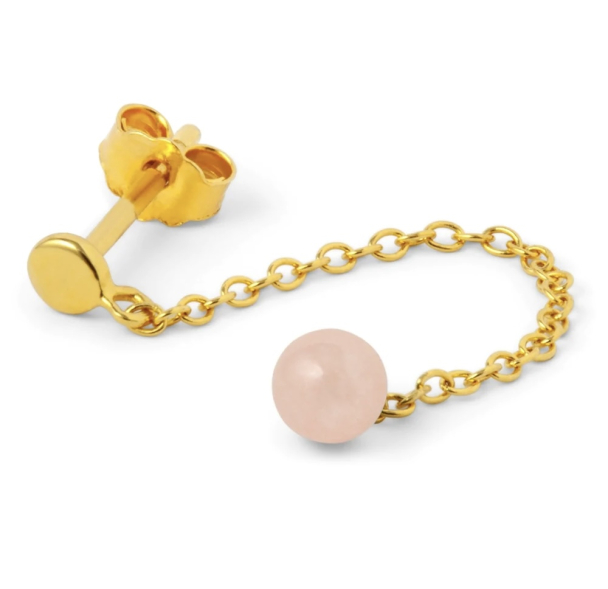 Natural Stone Chain 1 PCS - Rose  - Image 1
