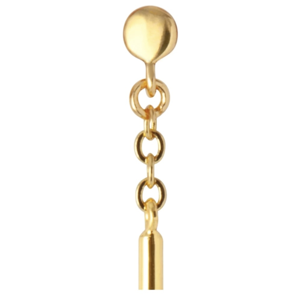 Topping Long Loop 1 PCS - Gold Plated  - Image 2