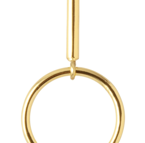 Topping Long Loop 1 PCS - Gold Plated  - Image 3