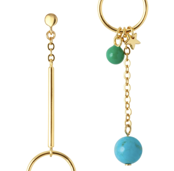 Topping Long Loop 1 PCS - Gold Plated  - Image 6