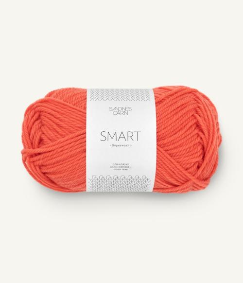 Smart 3817 Oransj Flamme  - Sandnes Garn