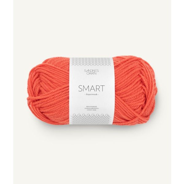 Smart 3817 Oransj Flamme  - Sandnes Garn