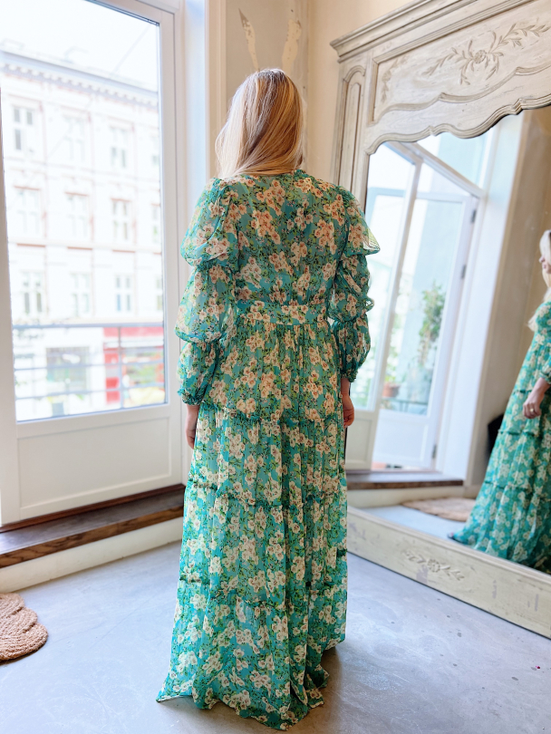 Chiffon Maxi Dress - New York Blossom  - Image 3