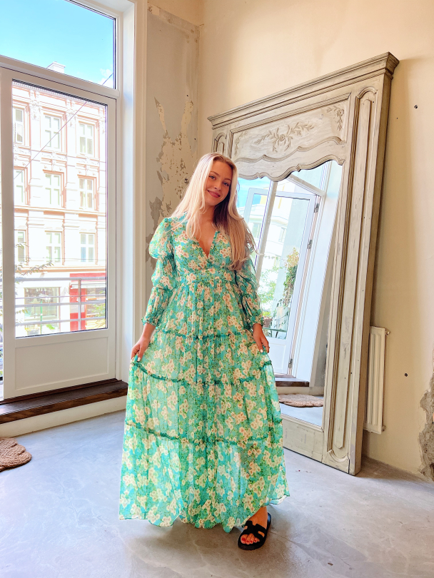 Chiffon Maxi Dress - New York Blossom  - Image 5
