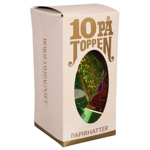 10 på toppen - party hatter - 10 pk