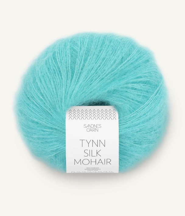 Tynn Silk Mohair 7213 Blå Turkis - Sandnes Garn - Image 1
