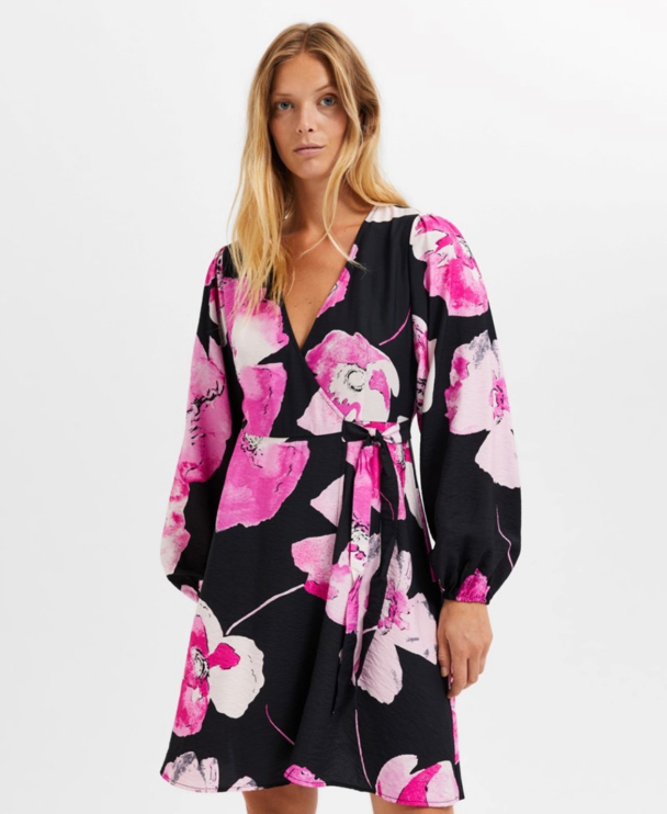 SELECTED FEMME Sienna Wrap Dress - Image 3