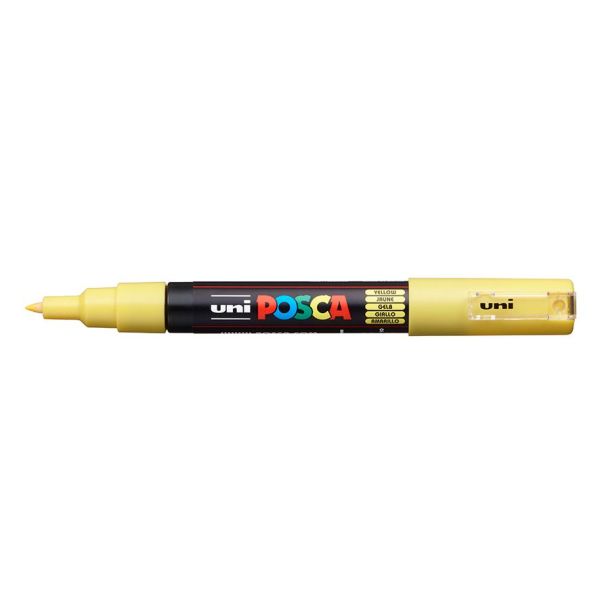 Uni POSCA PC-1M – Extra-Fine 0,7-1mm – 2 Yellow