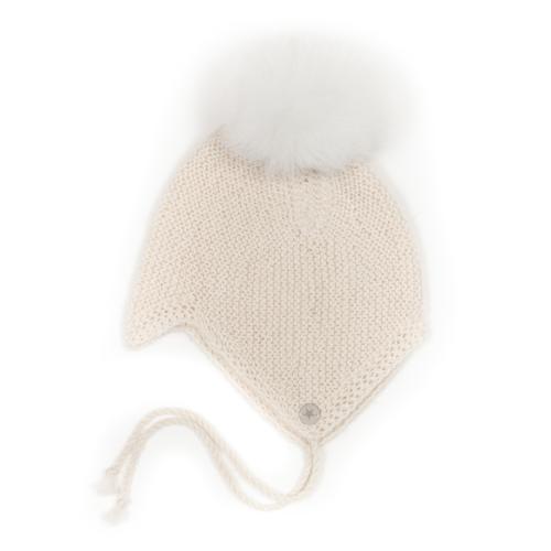 HUTTELIHUT - BABYHUT ALPACA OFF WHITE/WHITE