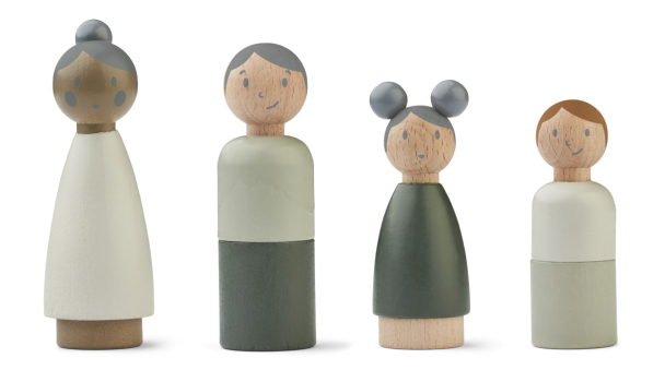 Lotta Dolls Family - Hunter Green Mix - Image 1