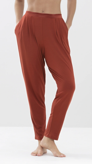 'Alena' pants ankle cut, red pepper