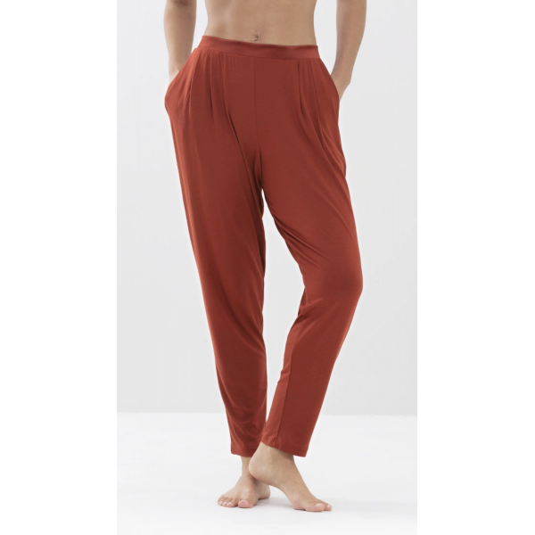'Alena' pants ankle cut, red pepper