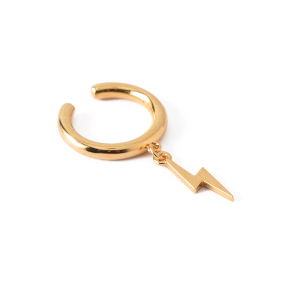 ORELIA Lightning Charm Ear Cuff