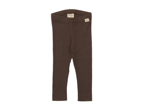 Legging i merinoull - French Roast