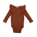 Body med volang - Copper Brown