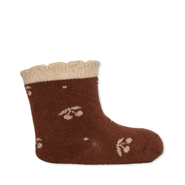 Socks Lurex 2-pk - Mon Cherie/Shifting Sand - Image 3