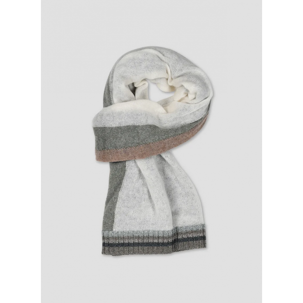 Etine, stripe lurex scarf