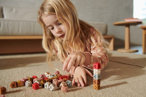 LIEWOOD - LINKS BYGGEKLOSSER 50-PK DUSTY RASPBERRY MULTI MIX - Image 3