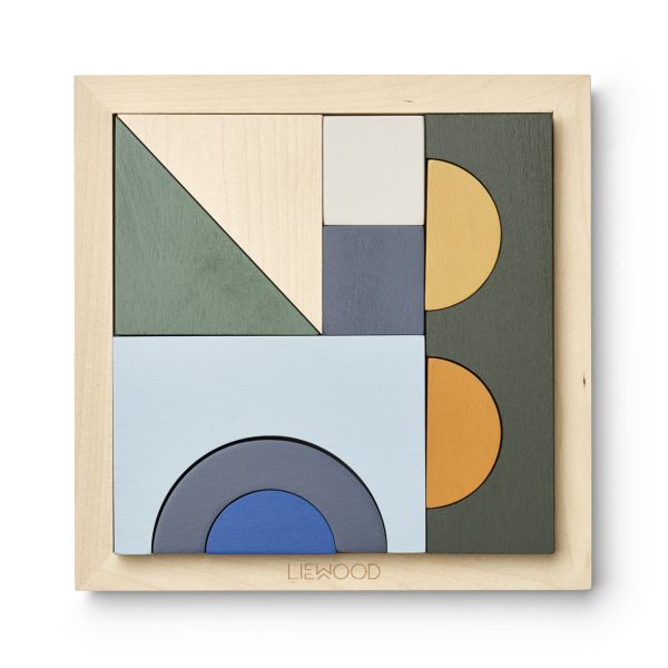 Liewood | Ishan Puzzle - Faune Green Multi Mix