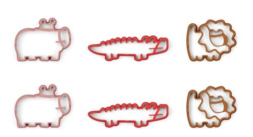 Liewood | Karina Pancake Shape Set - Safari/Dusty Raspberry Multi Mix