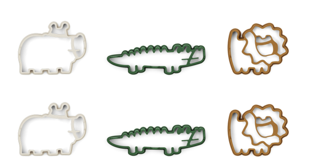 Liewood | Karina Pancake Shape Set - Safari/Eden Multi Mix - Image 1