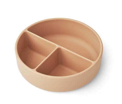 Liewood | Rosie Divider Bowl Mr Bear - Mustard/Tuscany Rose