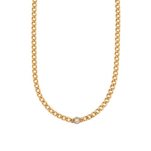 ORELIA Crystal Chain Necklace