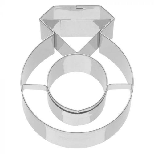 Utstikker DIAMANTRING 8x6 cm