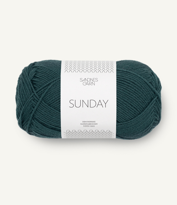 Sunday 7281 Dyp Petrol - Sandnes Garn - Image 1