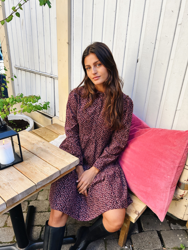 Peyton Dress - Plum  - Image 3