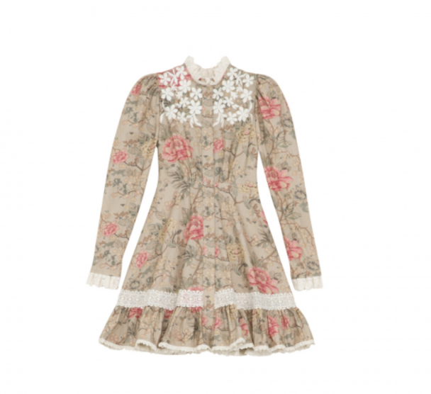 Winter cotton Button Down - Faded Flowers - Image 2