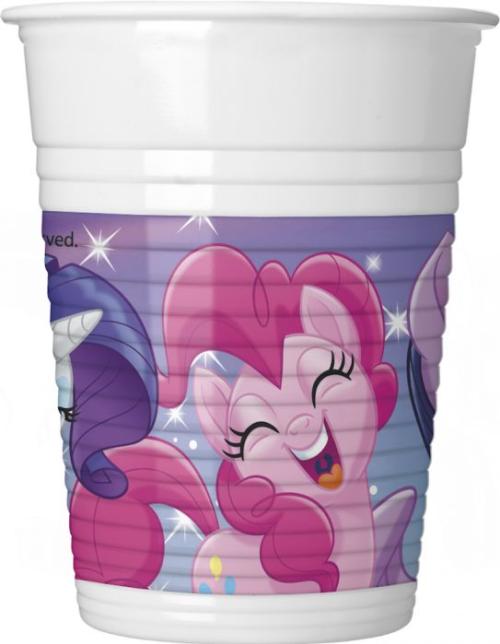 Plastbeger, PONY, 8 stk, 200 ml