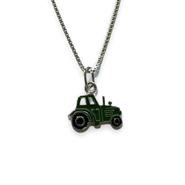 Barnekjede - Grønn traktor