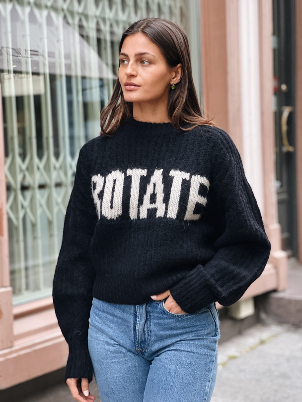 Short Logo Knit Sweat Black   - Image 9